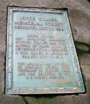Joyce Kilmer plaque