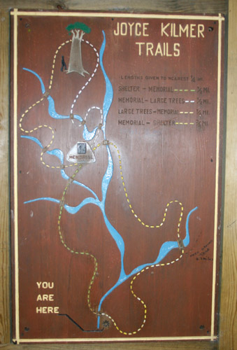Joyice Kilmer trail map