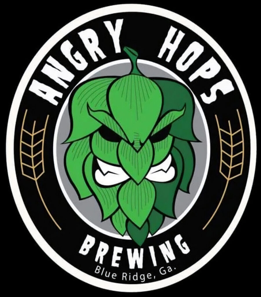 logo of the Angry Hops Brewing company