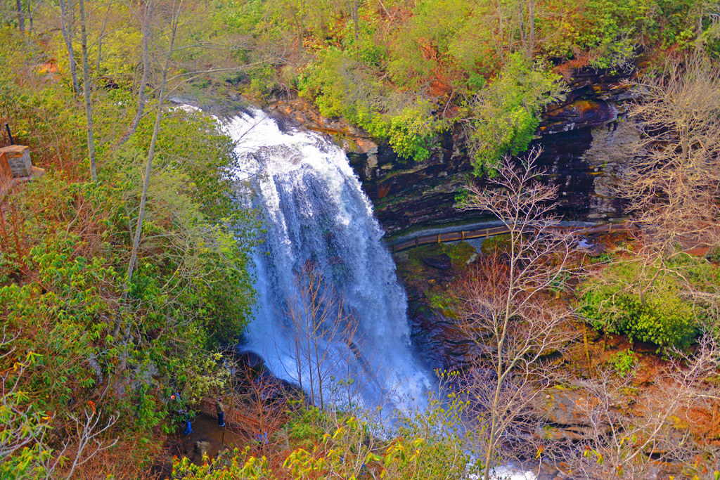 Highland NC waterfall Dry Falls
