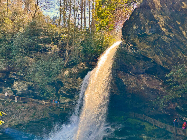 Highlands NC mountain Waterfall