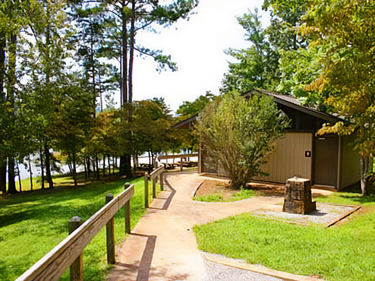 Recreational areas bat hroom