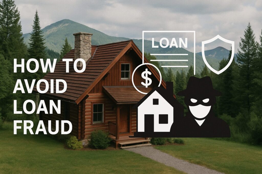 Shield protecting house graphic for NC mountain loan fraud prevention