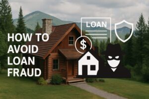 Shield protecting house graphic for NC mountain loan fraud prevention